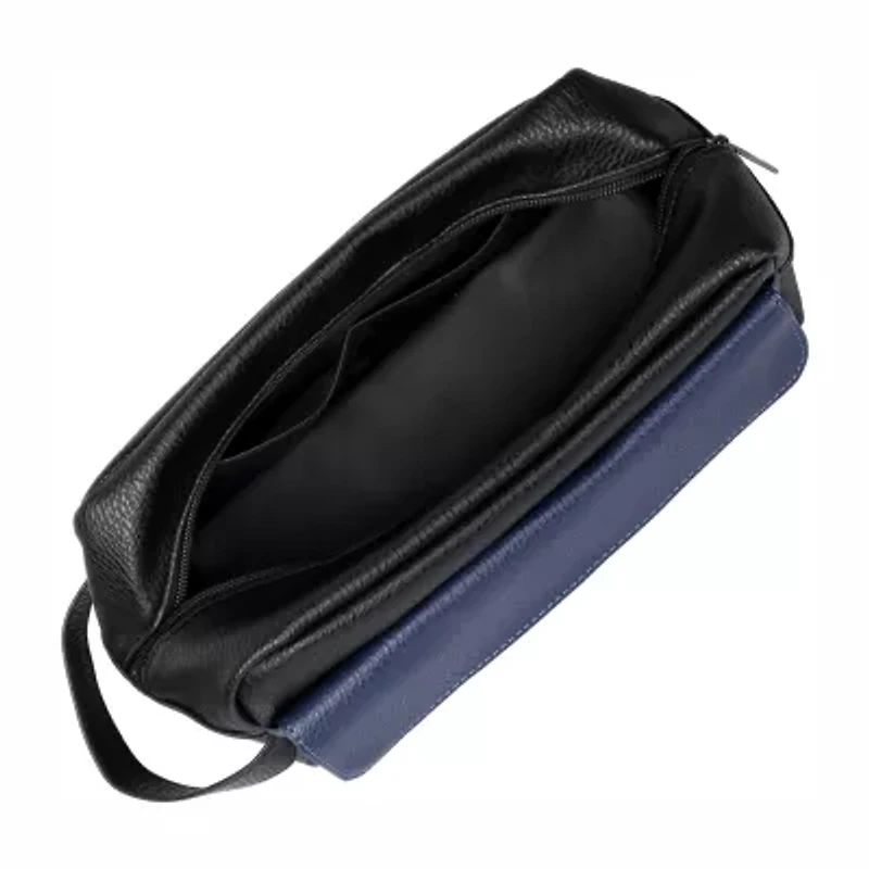 Karla Hanson Mens Trvel Toiletry Bag Wth Front Pocket Attache