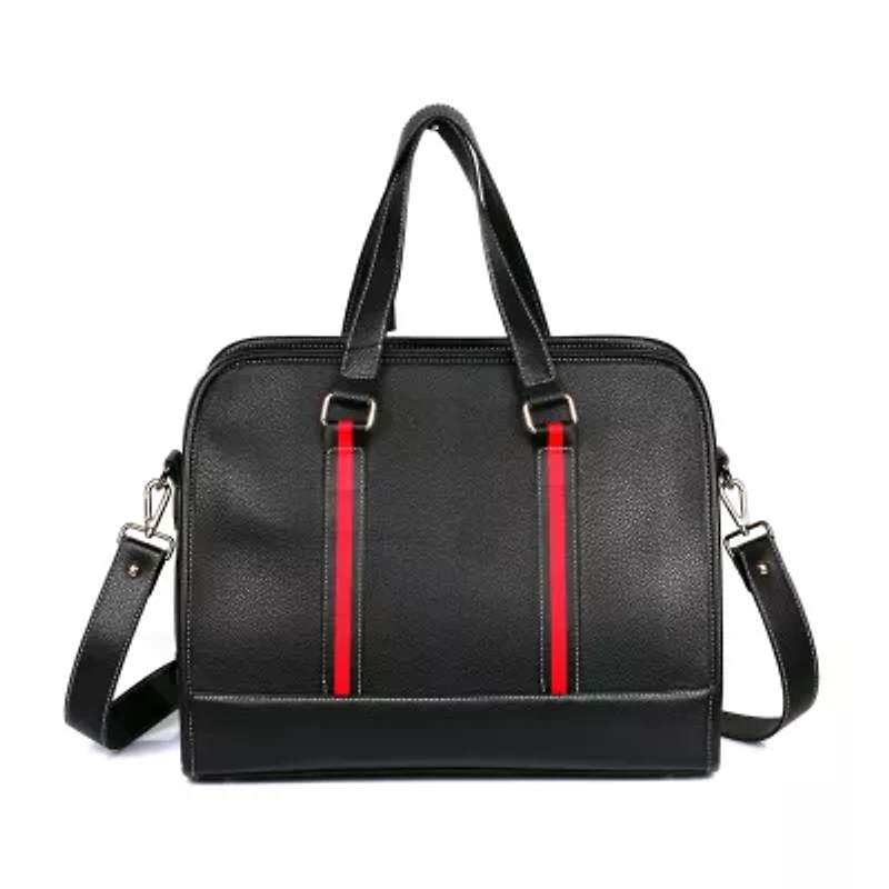 Karla Hanson Rogers Duffel Bag Striped Duffel Bag