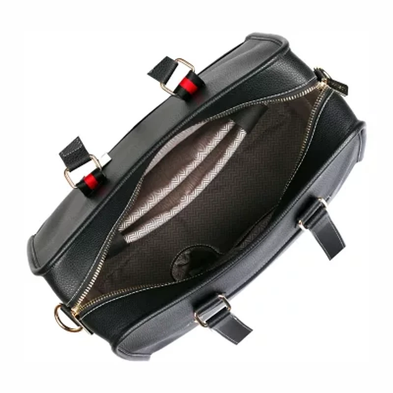 Karla Hanson Rogers Duffel Bag Striped Duffel Bag