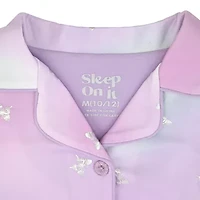 Sleep On It Little & Big Kid Girls Long Sleeve 3-pc. Pajama Sets