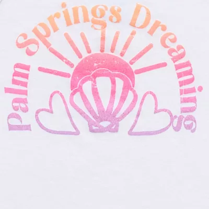 Thereabouts Little Girls Square Neck Sleeveless Tank Top