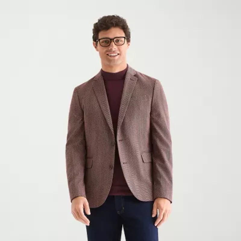 J. Ferrar Mens Slim Fit Sport Coat