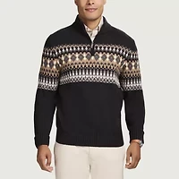IZOD Fairisle Mens Long Sleeve Pullover Sweater