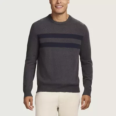 IZOD Mens Crew Neck Long Sleeve Pullover Sweater