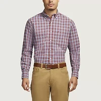 IZOD Performance Comfort Mens Long Sleeve Classic Fit Stretch Fabric Button-Down Shirt