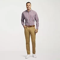 IZOD Performance Comfort Mens Long Sleeve Classic Fit Stretch Fabric Button-Down Shirt