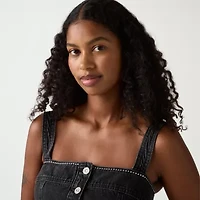 Levi's Womens Square Neck Long Sleeve Tank Top