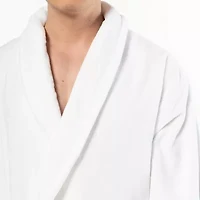 Linum Home Textiles Personalized Anovia Bathrobe Unisex Adult Velour Long Sleeve Length Robe