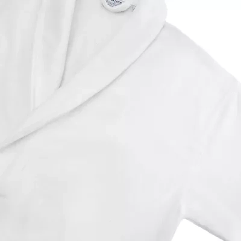 Linum Home Textiles Personalized Anovia Bathrobe Unisex Adult Velour Long Sleeve Length Robe