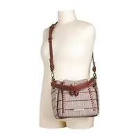 Frye and Co. Easton Plaid Mini Bucket Bag