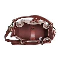 Frye and Co. Easton Plaid Mini Bucket Bag