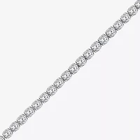 Si2 / F Womens 8 1/3 Ct. T.W. Lab Grown White Diamond 10K Gold Round 6 1/2 Inch Tennis Bracelet