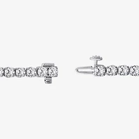 (F, Si2) Womens 8 1/2 Ct. T.W. Lab Grown White Diamond 14K Gold 7.25 Inch Tennis Bracelet