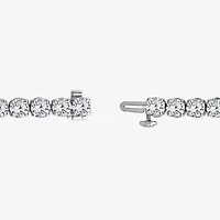 (F / Si2) Womens 16 1/3 Ct. T.W. Lab Grown White Diamond 10K Gold 8 Inch Tennis Bracelet