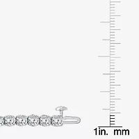 (F, Si2) Womens 10 1/2 Ct. T.W. Lab Grown White Diamond 14K Gold 8 Inch Tennis Bracelet