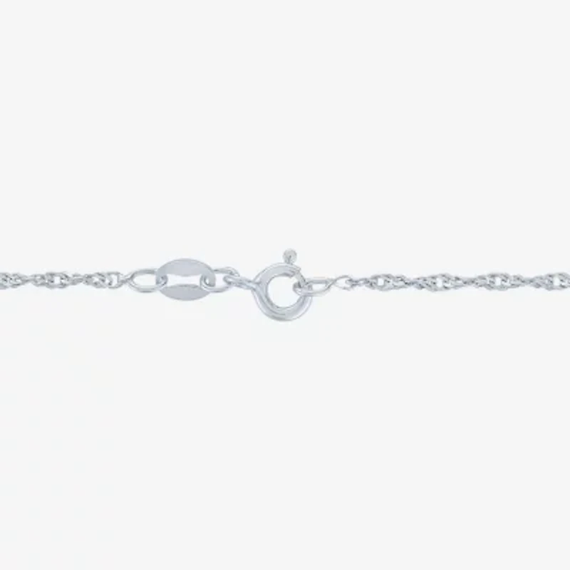 G-H, Si2-I1 Womens 2 CT. T.W. Lab Grown White Diamond Sterling Silver or 14K Gold over Silver Round Pendant Necklace
