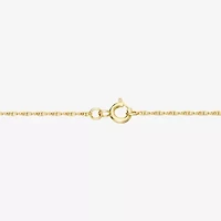 Yes, Please! Womens Lab Created White Sapphire 14K Gold Over Silver 18 Inch Pendant Necklace