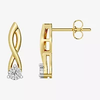 Yes, Please!, (G,I2) Womens 1/10 CT. T.W. Lab Grown White Diamond 14K Gold Over Silver 2-pc. Jewelry Set