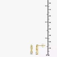 Yes, Please!, (G,I2) Womens 1/10 CT. T.W. Lab Grown White Diamond 14K Gold Over Silver 2-pc. Jewelry Set