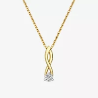Yes, Please!, (G,I2) Womens 1/10 CT. T.W. Lab Grown White Diamond 14K Gold Over Silver 2-pc. Jewelry Set
