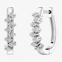 Yes, Please! (G, I2) Womens 1/10 CT. T.W. Lab Grown White Diamond Sterling Silver 2 Pair Earring Set