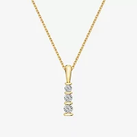 Yes, Please!, (G/I2) Womens 1/10 CT. T.W. Lab Grown White Diamond 14K Gold Over Silver 2-pc. Jewelry Set