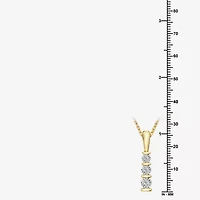 Yes, Please!, (G/I2) Womens 1/10 CT. T.W. Lab Grown White Diamond 14K Gold Over Silver 2-pc. Jewelry Set