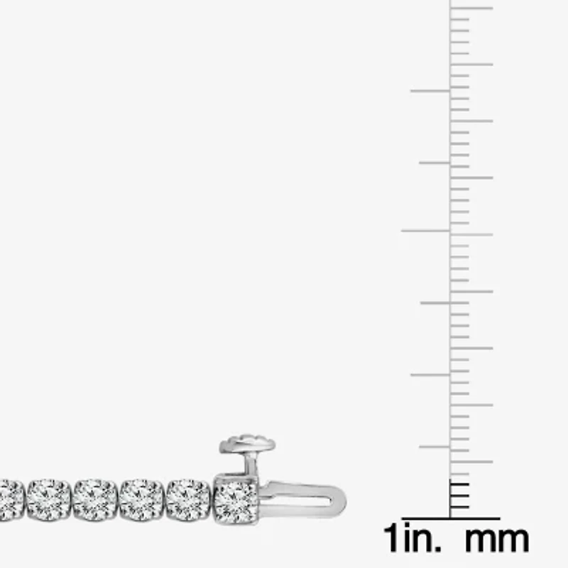 (F, Si2) Womens 1 7/8 CT. T.W. Lab Grown White Diamond Sterling Silver 6 1/2 Inch Tennis Bracelet