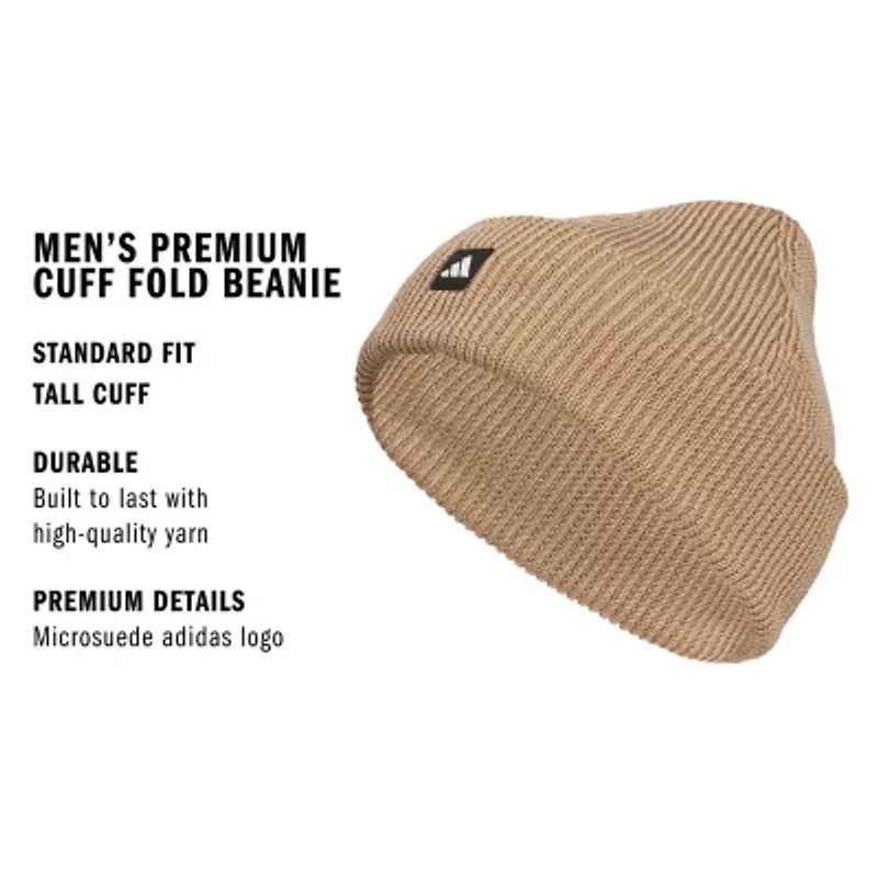 adidas Premium Cuff Fold Mens Beanie