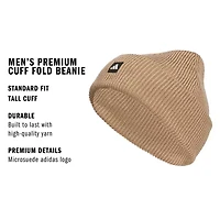 adidas Premium Cuff Fold Mens Beanie
