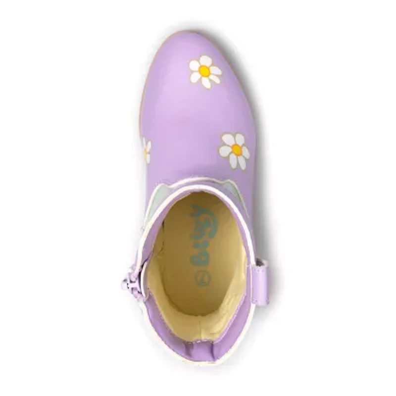 Ground Up Toddler Girls Bluey Flat Heel Cowboy Boots