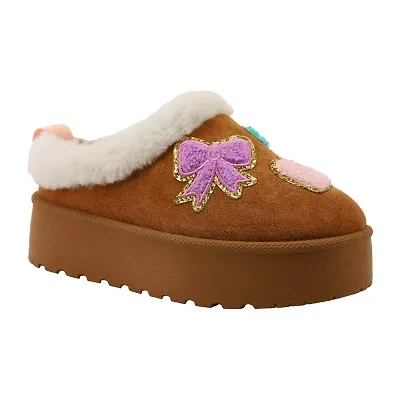 Olivia & Kate Little Big Kid Girls Flat Heel Clogs