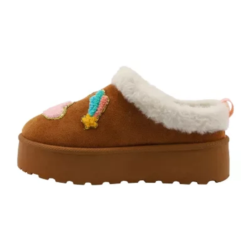 Olivia & Kate Little Big Kid Girls Flat Heel Clogs