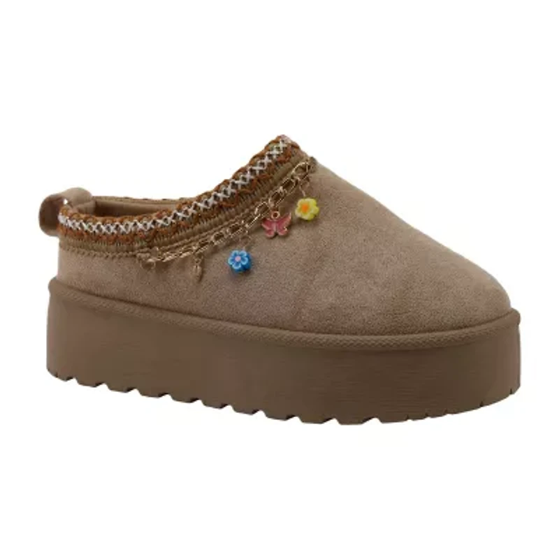 Olivia & Kate Little Big Kid Girls Flat Heel Clogs