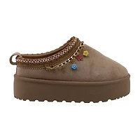 Olivia & Kate Little Big Kid Girls Flat Heel Clogs