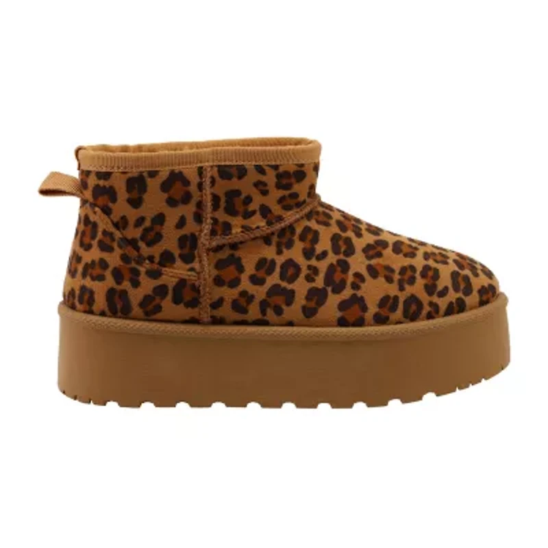 Olivia & Kate Little Big Kid Girls Flat Heel Winter Boots