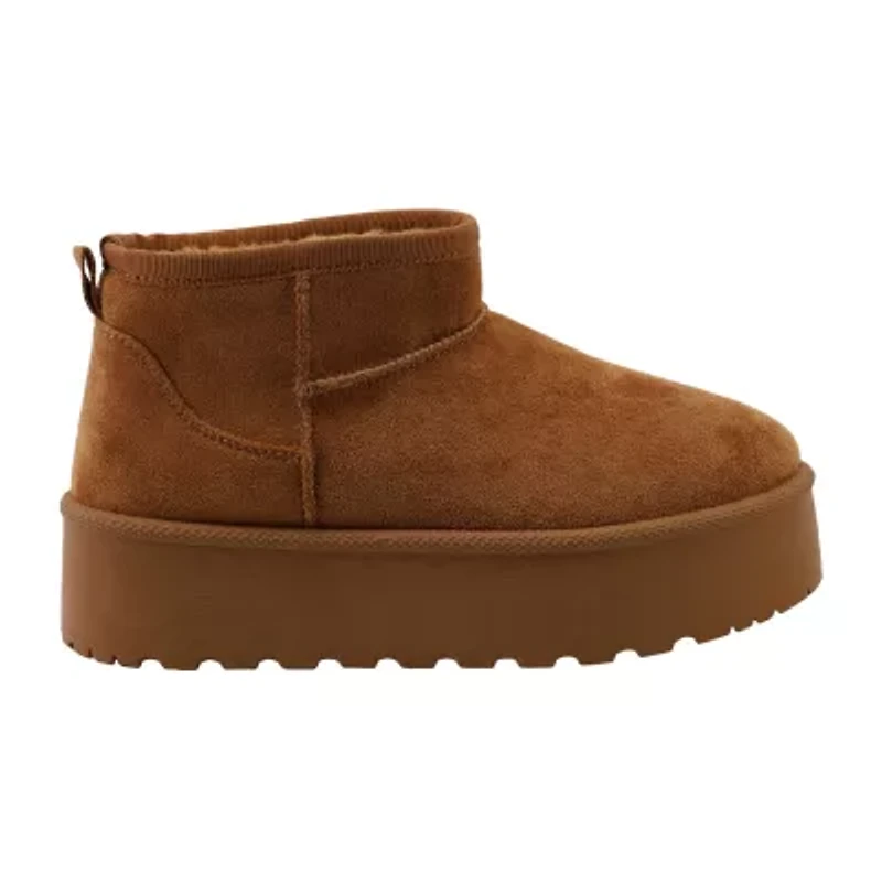 Olivia & Kate Little Big Kid Girls Flat Heel Winter Boots