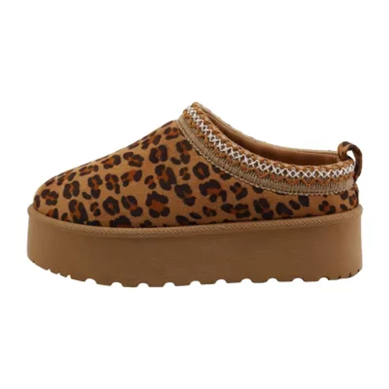 Olivia & Kate Little Big Kid Girls Flat Heel Booties