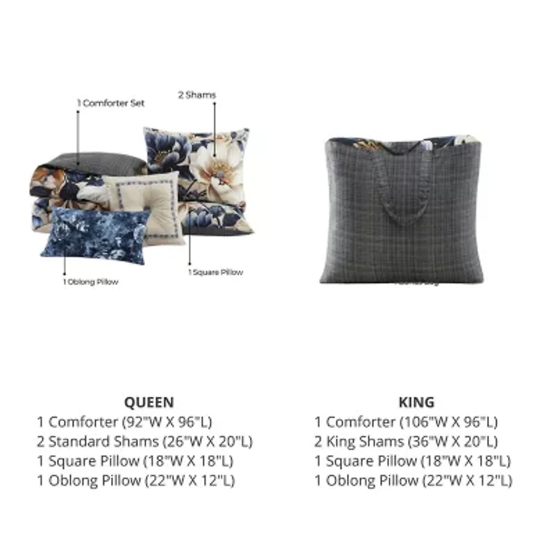 Bebejan 5-pc. Midweight Reversible Comforter Set