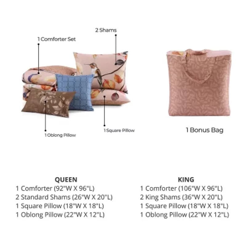 Bebejan 5-pc. Midweight Reversible Comforter Set