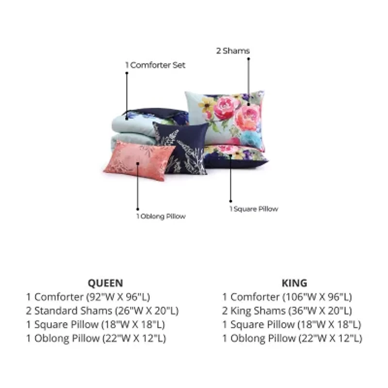 Bebejan 5-pc. Midweight Reversible Comforter Set