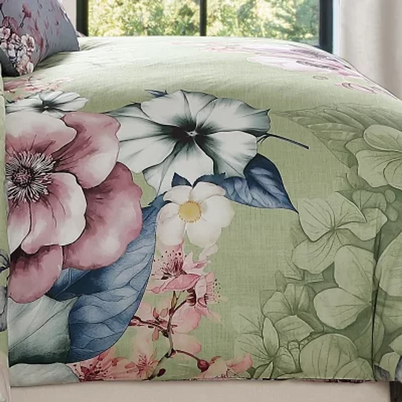 Bebejan Lilac Cascade 5-pc. Midweight Reversible Comforter Set