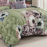 Bebejan Lilac Cascade 5-pc. Midweight Reversible Comforter Set