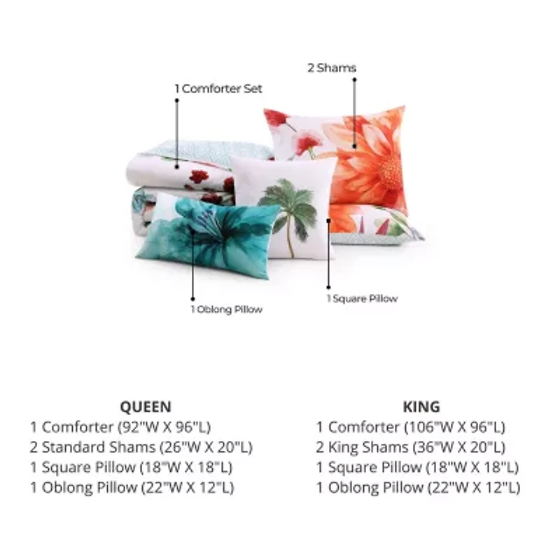 Bebejan 5-pc. Midweight Reversible Comforter Set