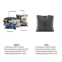 Bebejan English Manor 5-pc. Midweight Reversible Comforter Set