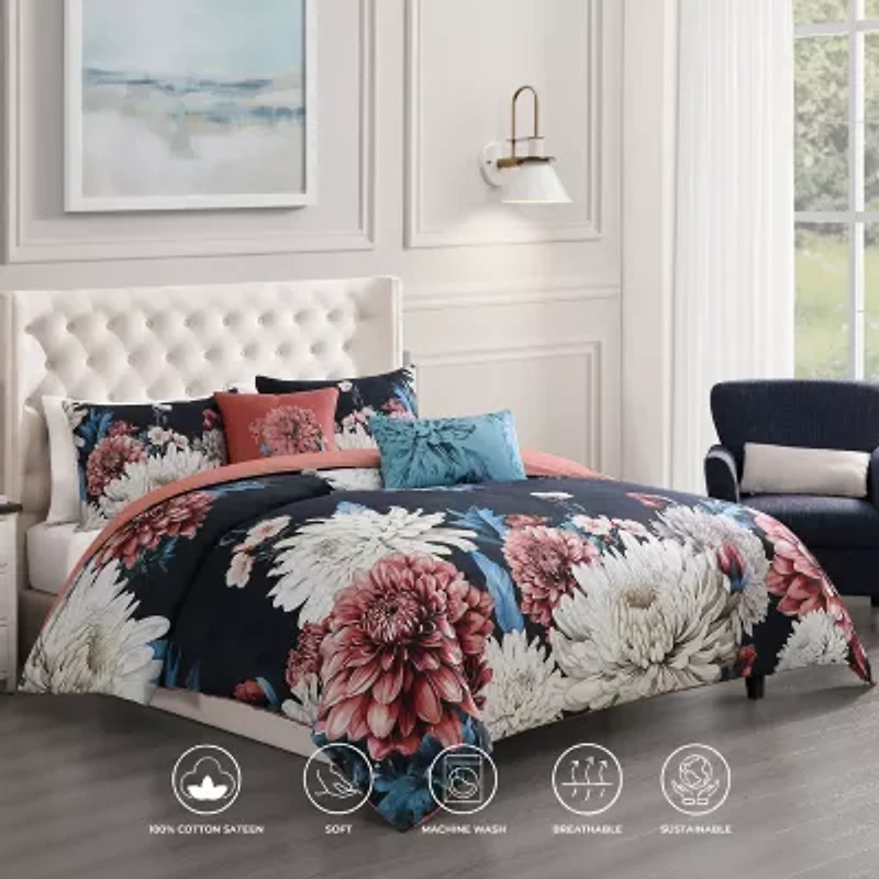 Bebejan English Manor 5-pc. Midweight Reversible Comforter Set