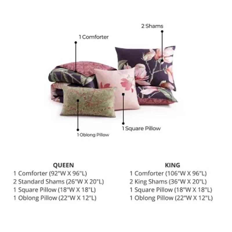 Bebejan 5-pc. Reversible Comforter Set