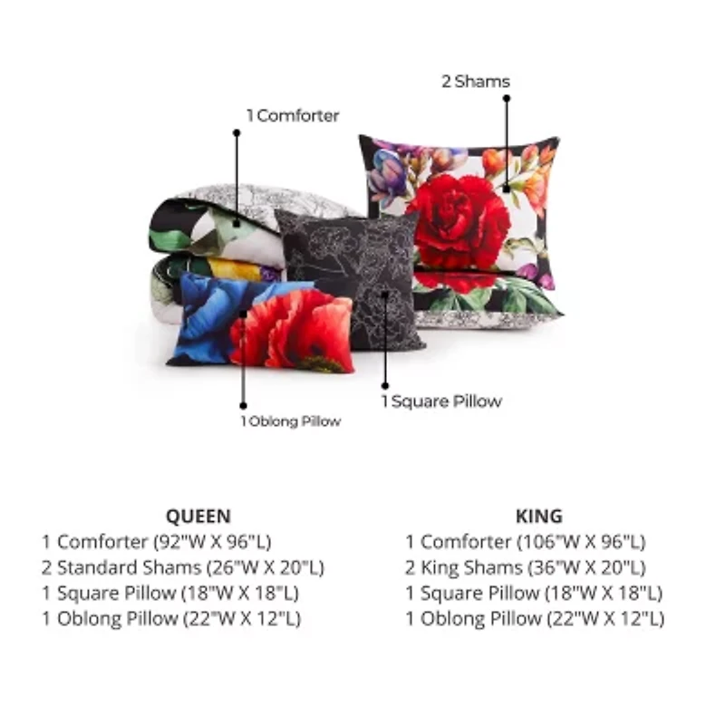 Bebejan 5-pc. Reversible Comforter Set