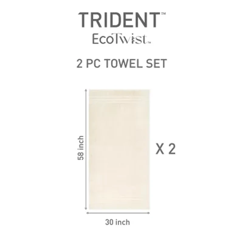Trident Cotton And Viscose From Bamboo 4-pc. Bath Towel Set