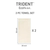Trident Cotton And Viscose From Bamboo 4-pc. Bath Towel Set